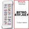 Retro 4th July DTF Transfer Gang Sheets - 22x60 Direct-to-Film